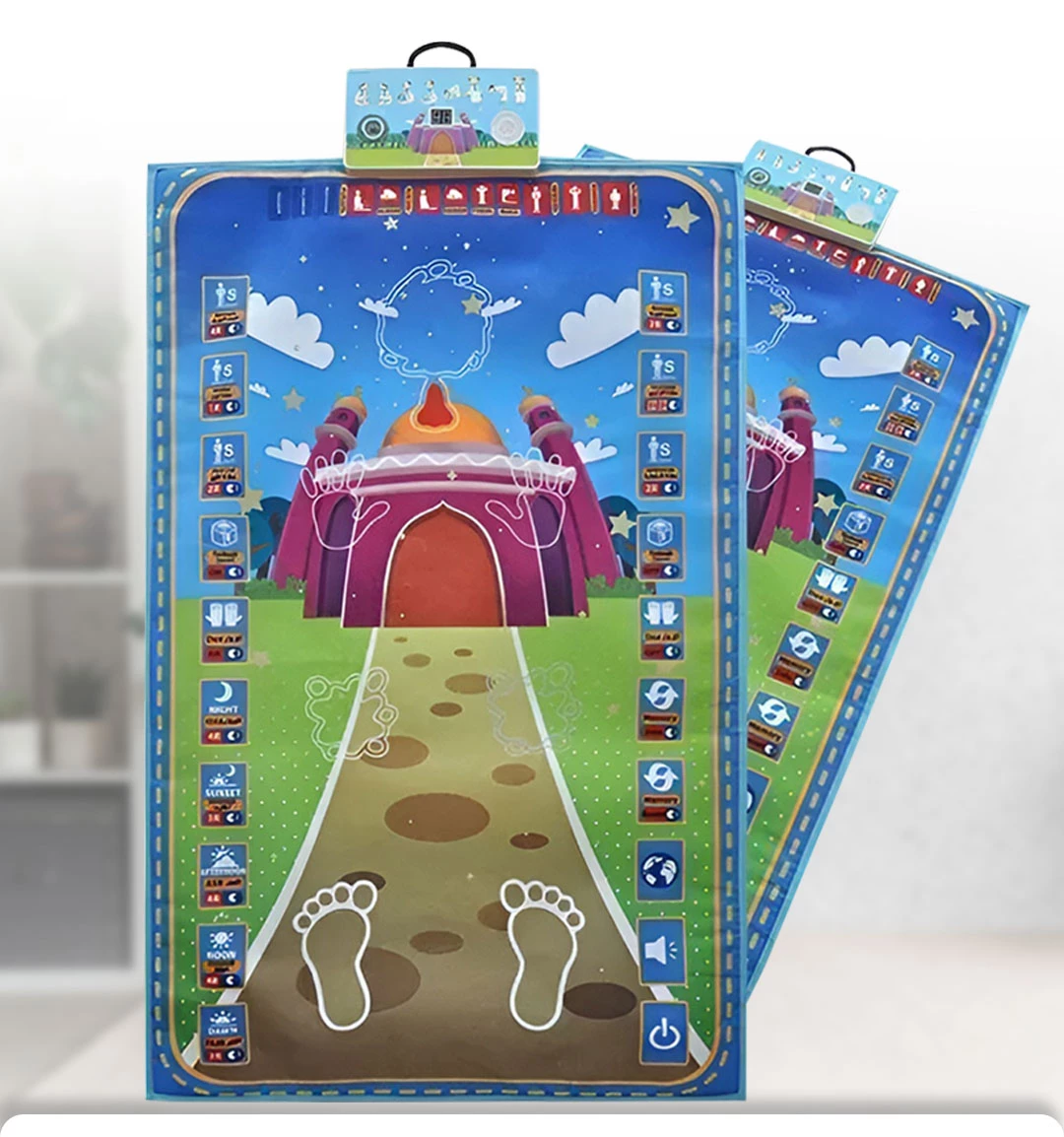 سجادة الالكترونية لتعليم الصلوات الخمس والوضوء الأصلية 36