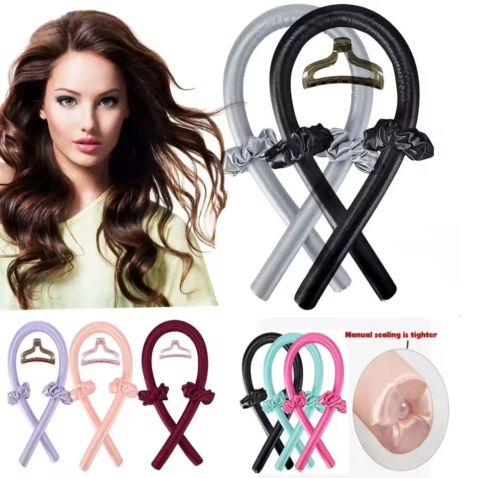 طقم تجعيد الشعر بدون حرارة - Heatless Hair Curler Set - أداة تجعيد الشعر الحريرية للنوم 2 طقم تجعيد الشعر بدون حرارة - Heatless Hair Curler Set - أداة تجعيد الشعر الحريرية للنوم - الصورة 2