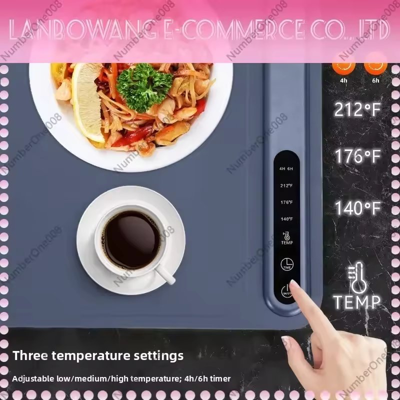 صينية تسخين طعام كهربائية ذكية - Electric Food Warming Mat - حافظة طعام ساخن قابلة للطي 2 صينية تسخين طعام كهربائية ذكية - Electric Food Warming Mat - حافظة طعام ساخن قابلة للطي - الصورة 2