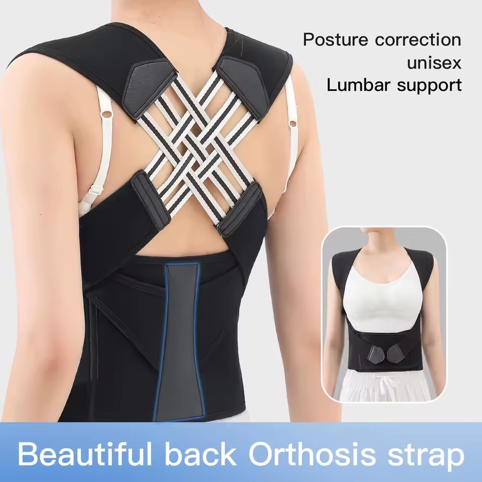 مصحح وضعية الظهر - Posture Corrector Brace - دعامة تقويم القامة والكتفين - حزام تصحيح الانحناء 2 مصحح وضعية الظهر - Posture Corrector Brace - دعامة تقويم القامة والكتفين - حزام تصحيح الانحناء - الصورة 2